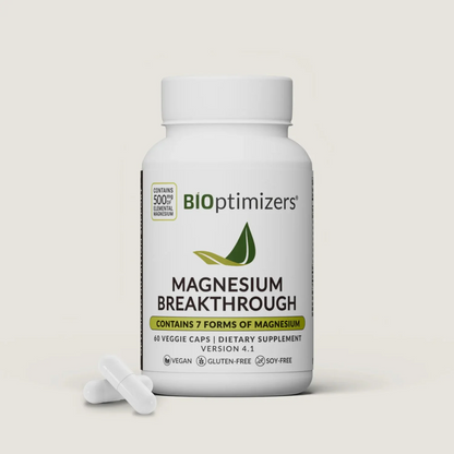 BIOptimizers Magnesium Breakthrough Supplement 4.0 - 7-in-1 Magnesium Complex for Calm, Sleep & Energy