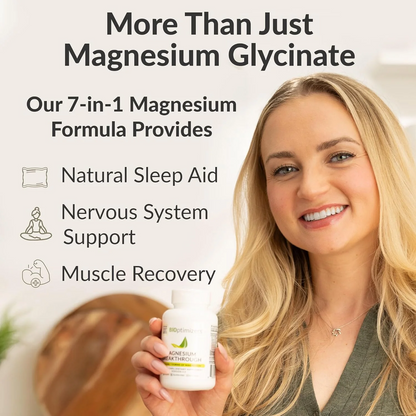 BIOptimizers Magnesium Breakthrough Supplement 4.0 - 7-in-1 Magnesium Complex for Calm, Sleep & Energy